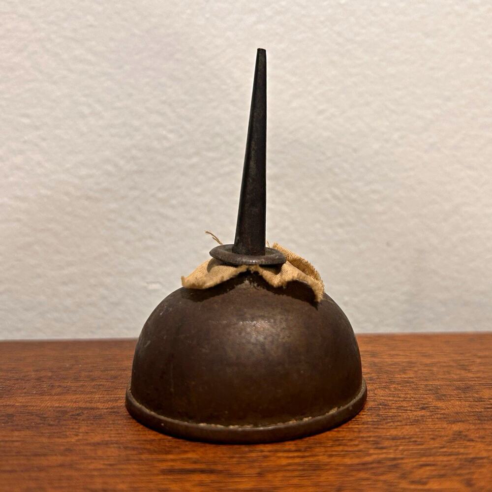 Vintage Metal Oil Can Spout/Filler w/Cone Tip. Perfectly patina’d.